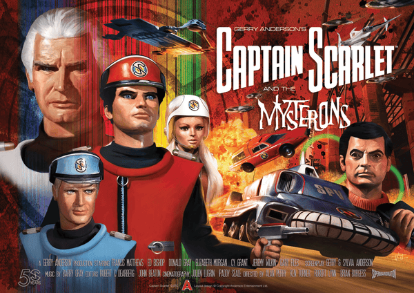 Sig For The Official Captain Scarlet 50th Anniversary Poster