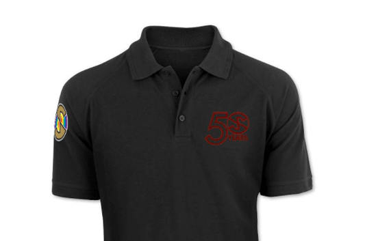 50th anniversary captain scarlet polo shirt