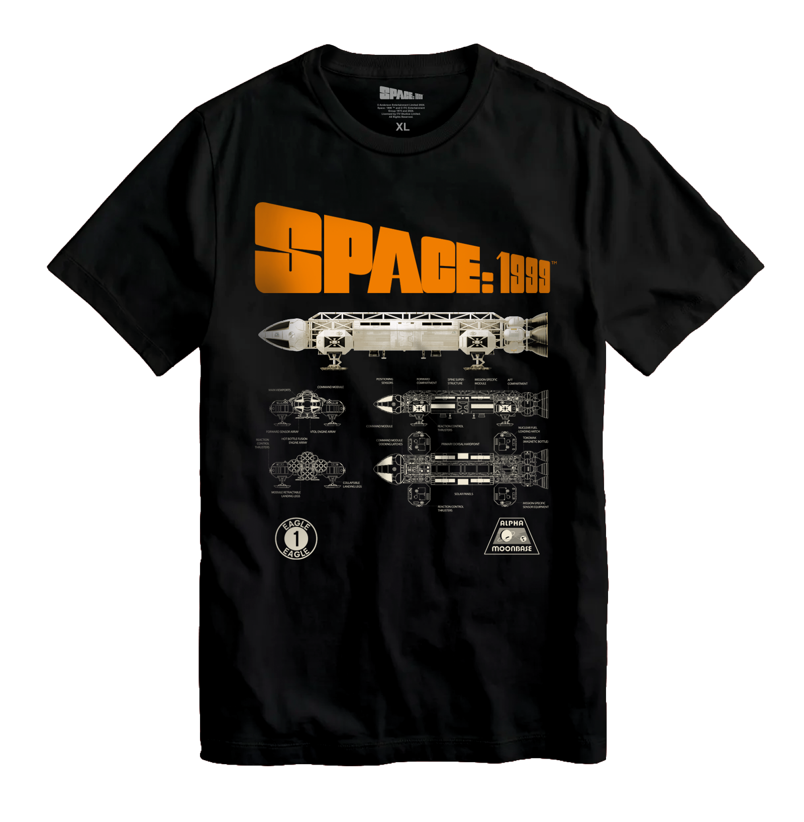 Space: 1999 Eagle Graphic T-shirt