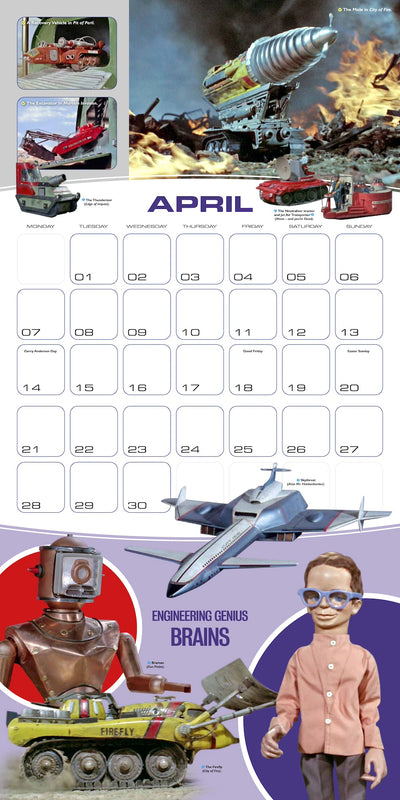 Thunderbirds Calendar 2025