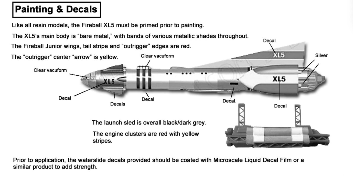 Fireball XL5 Resin Model Kit - The Gerry Anderson Store