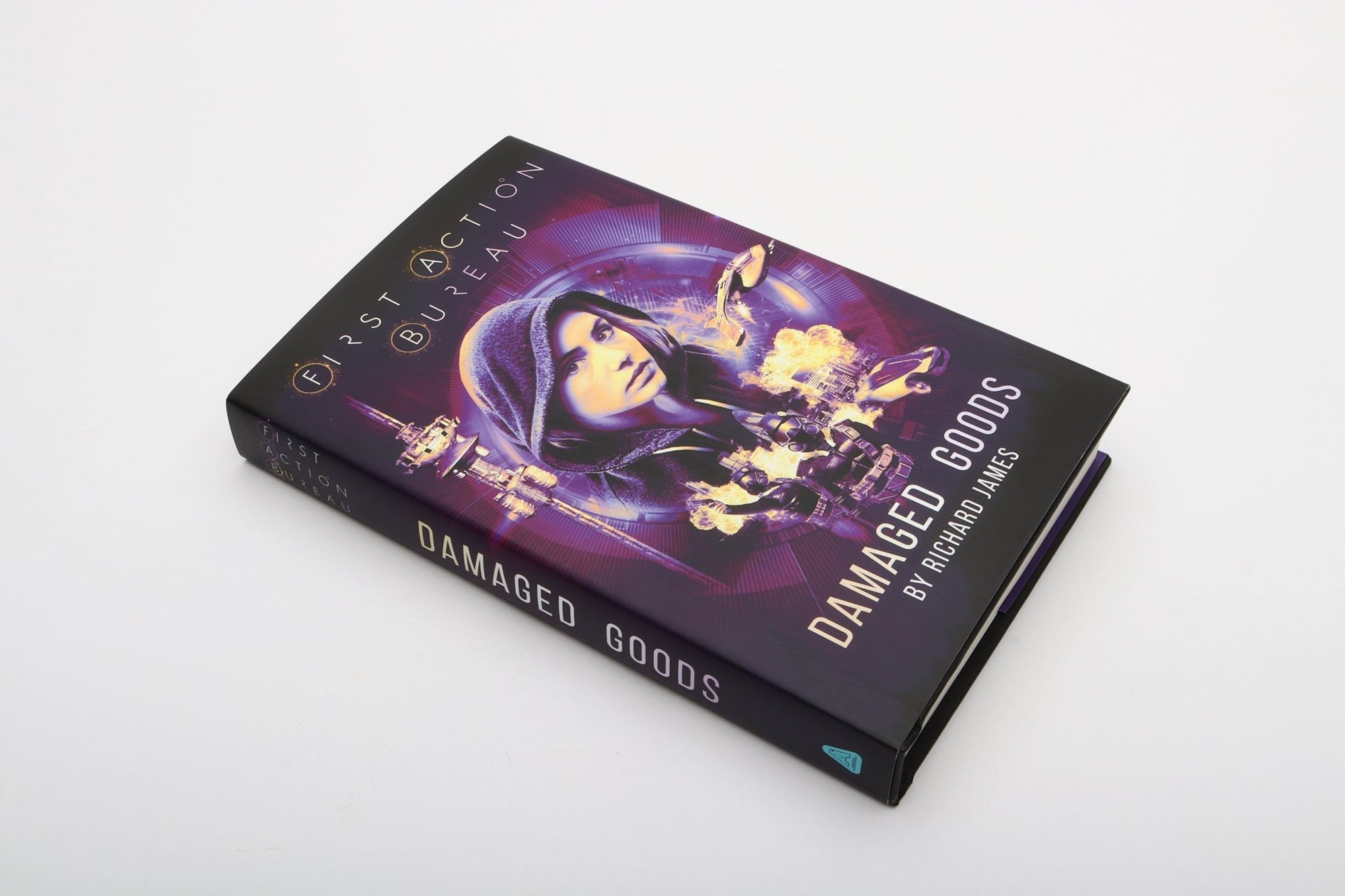 First Action Bureau: Damaged Goods - signed limited edition [HARDCOVER NOVEL] - The Gerry Anderson Store