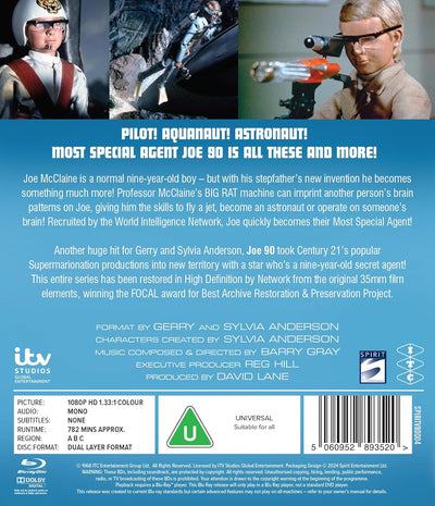 Joe 90: The Complete Series (Blu - ray) (Region B) - The Gerry Anderson Store