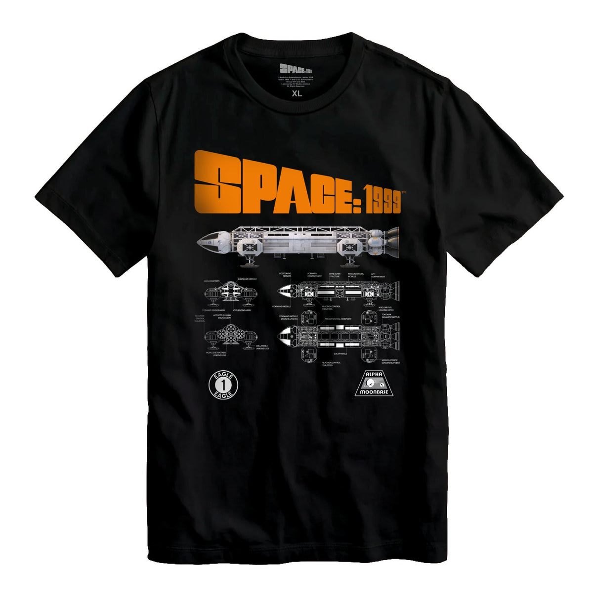 Space: 1999 Eagle Graphic T-shirt - The Gerry Anderson Store