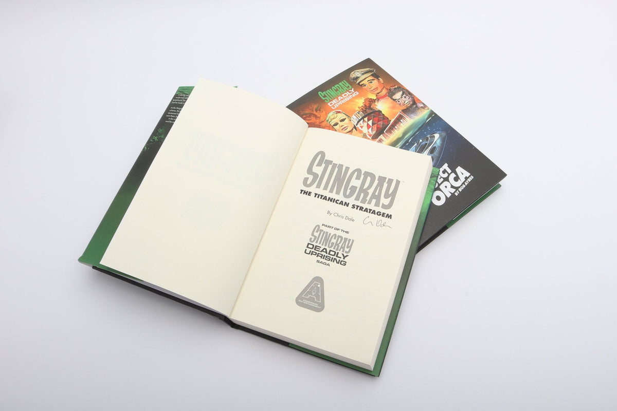 Stingray: The Titanican Stratagem – Signed Limited Edition [HARDCOVER NOVEL] - The Gerry Anderson Store