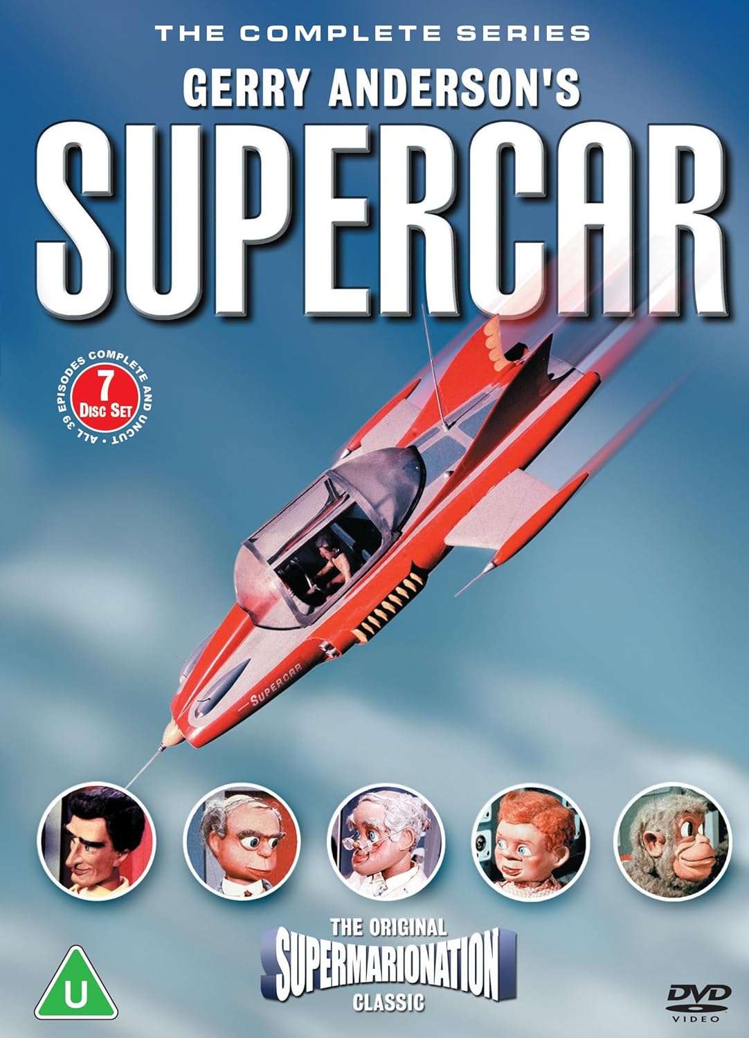 Supercar - The Complete Series [DVD](Region 0 PAL Release) - The Gerry Anderson Store