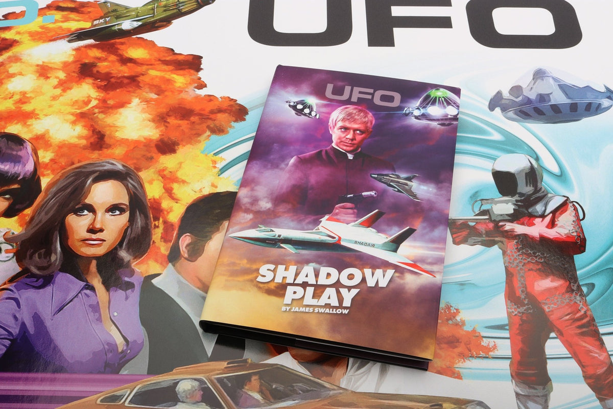 UFO: Shadow Play – Limited Edition, first 500 signed [HARDCOVER NOVEL] - The Gerry Anderson Store