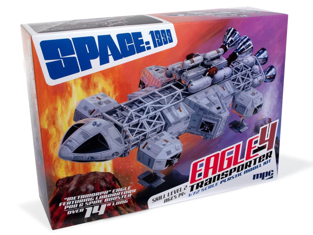 14" Space: 1999 Eagle 4 Featuring Lab Pod & Spine Booster 1:72 Scale Model Kit - The Gerry Anderson Store