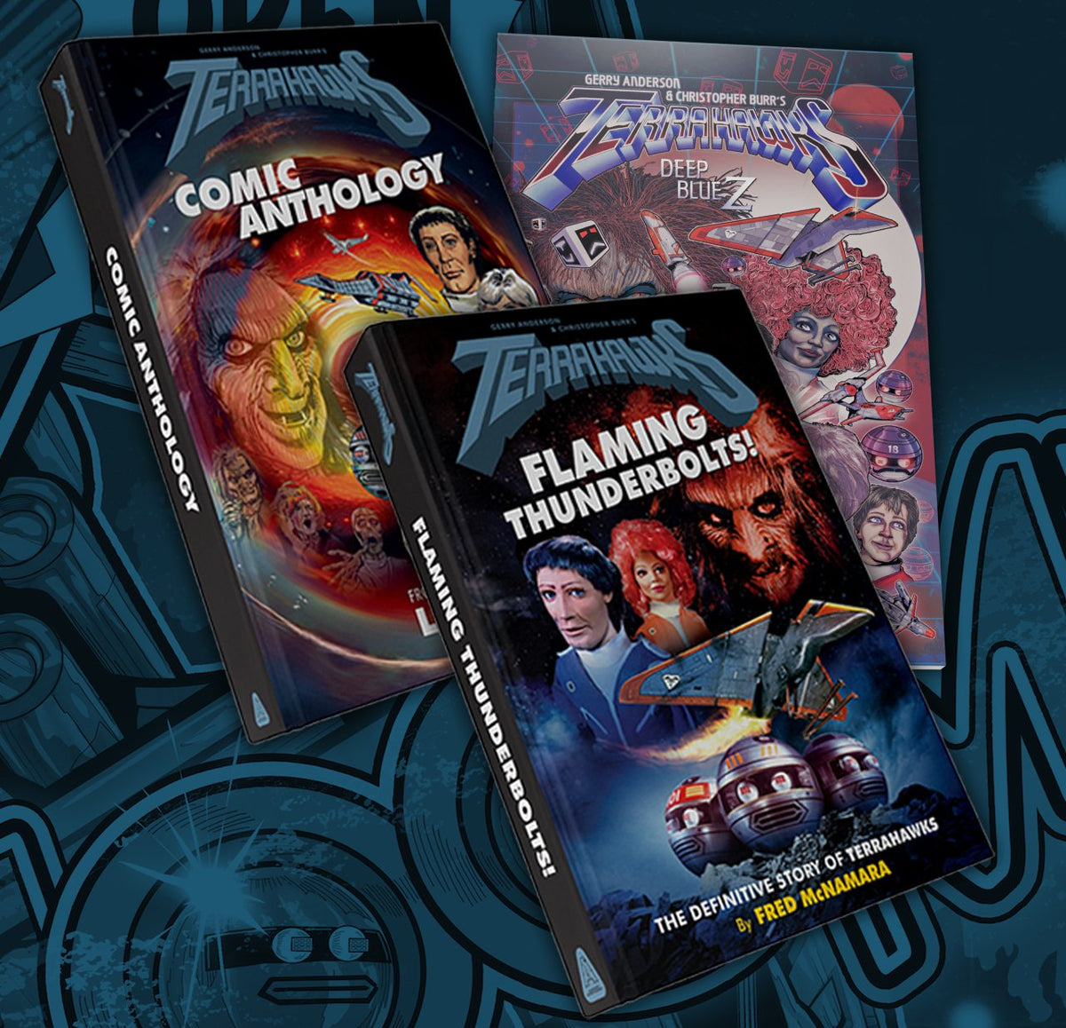 Terrahawks 40th Anniversary Three Books Bundle [Official & Exclusive] - The Gerry Anderson Store